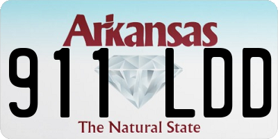 AR license plate 911LDD