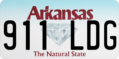 AR license plate 911LDG