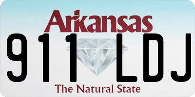 AR license plate 911LDJ