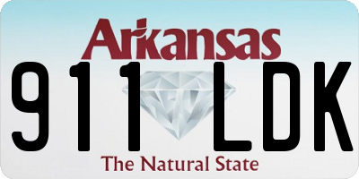 AR license plate 911LDK