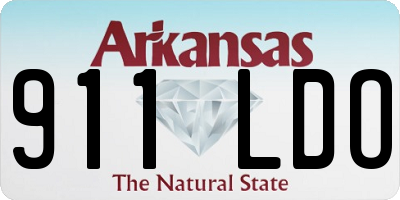 AR license plate 911LDO