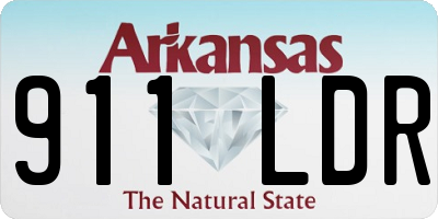 AR license plate 911LDR