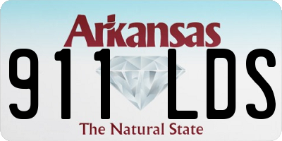 AR license plate 911LDS