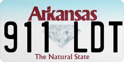 AR license plate 911LDT