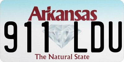 AR license plate 911LDU