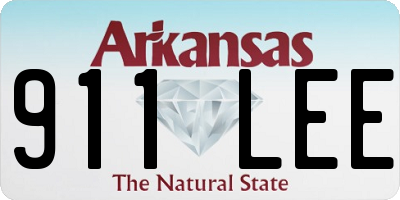 AR license plate 911LEE