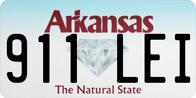 AR license plate 911LEI