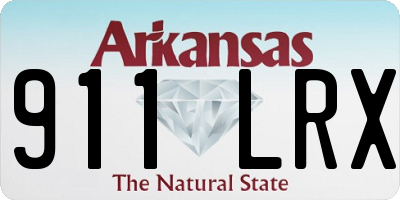 AR license plate 911LRX