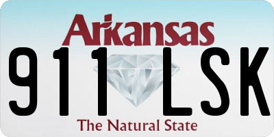 AR license plate 911LSK