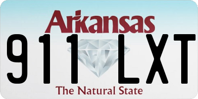 AR license plate 911LXT