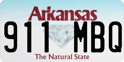 AR license plate 911MBQ
