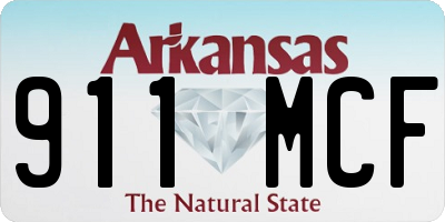 AR license plate 911MCF