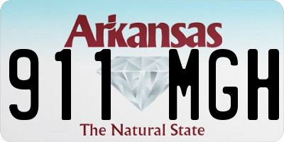 AR license plate 911MGH