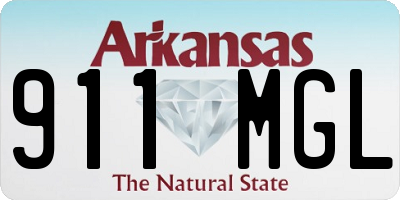 AR license plate 911MGL