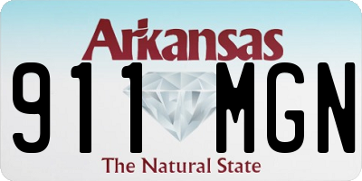 AR license plate 911MGN