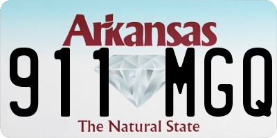 AR license plate 911MGQ