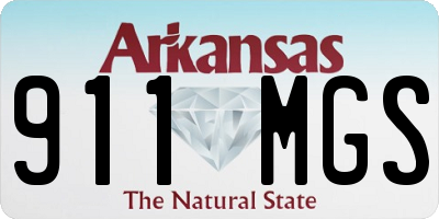 AR license plate 911MGS