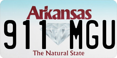 AR license plate 911MGU