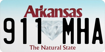 AR license plate 911MHA