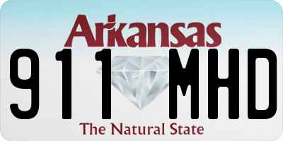 AR license plate 911MHD