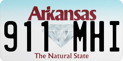 AR license plate 911MHI