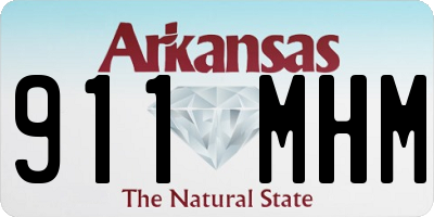 AR license plate 911MHM