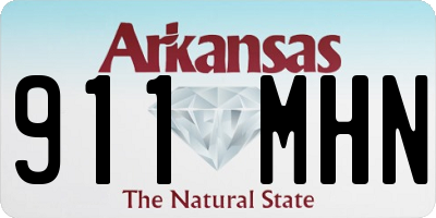 AR license plate 911MHN
