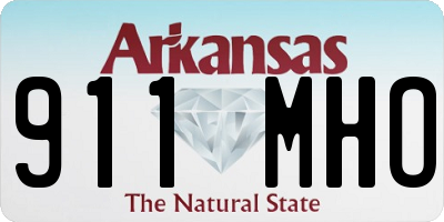 AR license plate 911MHO