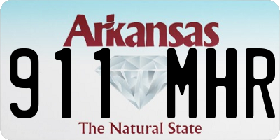 AR license plate 911MHR