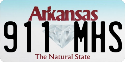 AR license plate 911MHS