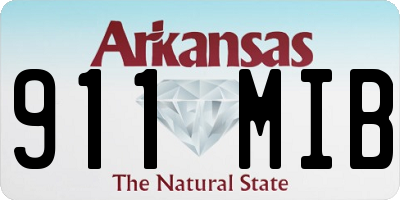 AR license plate 911MIB