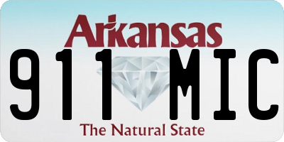 AR license plate 911MIC