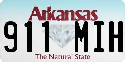 AR license plate 911MIH