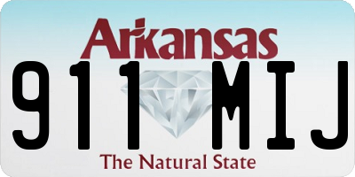 AR license plate 911MIJ