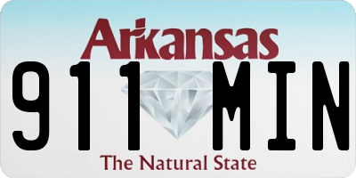 AR license plate 911MIN