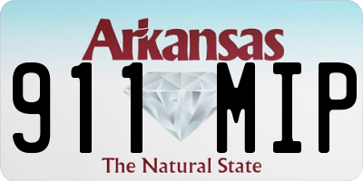 AR license plate 911MIP
