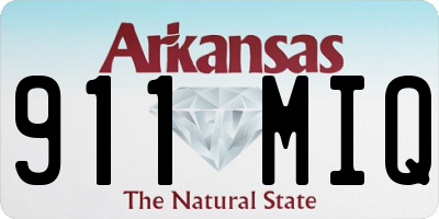 AR license plate 911MIQ