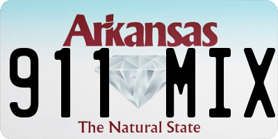 AR license plate 911MIX