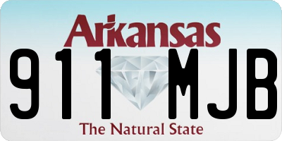 AR license plate 911MJB