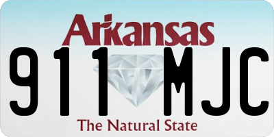 AR license plate 911MJC