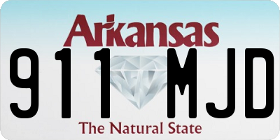 AR license plate 911MJD