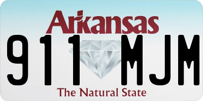 AR license plate 911MJM