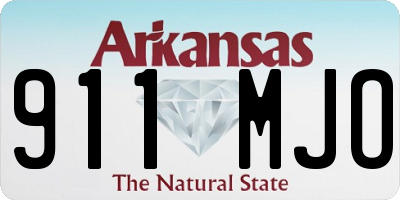 AR license plate 911MJO