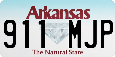AR license plate 911MJP