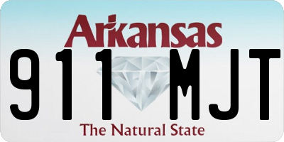 AR license plate 911MJT