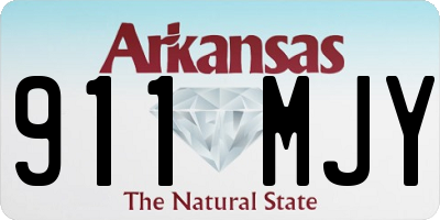 AR license plate 911MJY