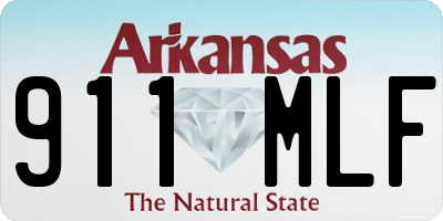 AR license plate 911MLF