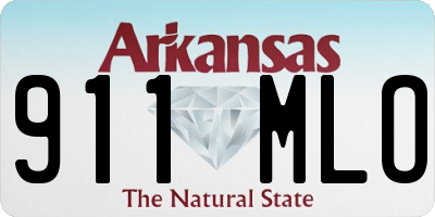 AR license plate 911MLO