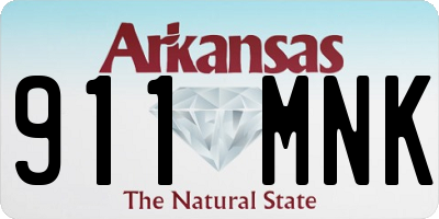 AR license plate 911MNK