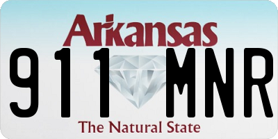 AR license plate 911MNR